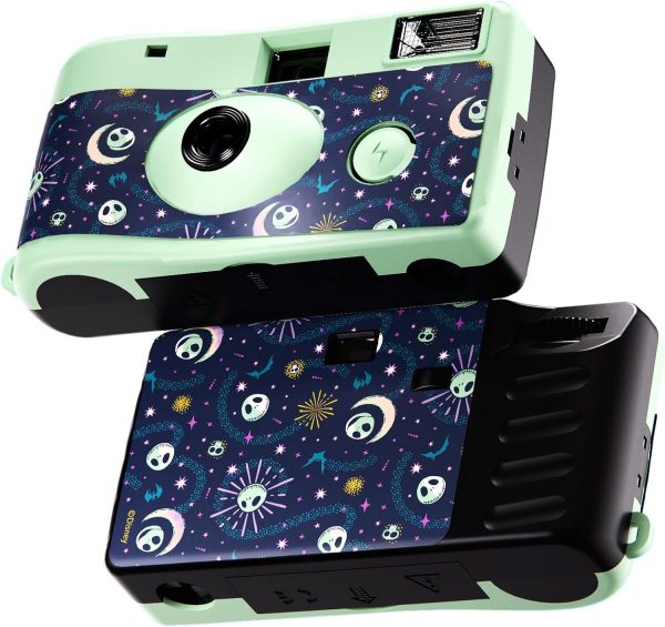 Disney Jack Skellington Disposable Camera with Flash – 20 Exposure Film – Jack Skellington Gifts for Women, Men and All Fans of Tim Burton’s The Nightmare Before Christmas (Mystic Jack) - Image 2
